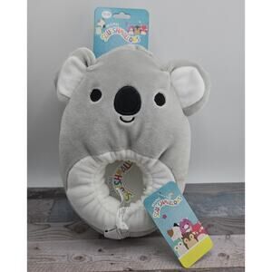 Kellytoy Squishmallows Koala Plush Slippers Size 11/12 Kids Gray New